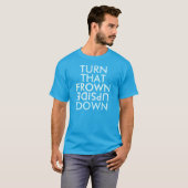 そのしかめ面の逆さまのTシャツを回して下さい Tシャツ (正面フル)