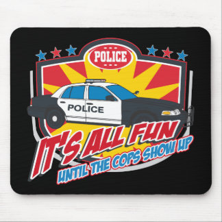 そのすべてのおもしろいの警察 マウスパッド