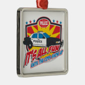 そのすべてのおもしろいの警察 メタルオーナメント (右)