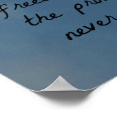 そのために戦った人々にとって、自由は味がある ポスター (角)