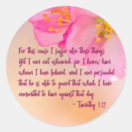 そのために私はキリスト教のフローラを受ける ラウンドシール