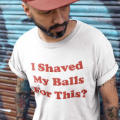 そのために私はボールを削った Tシャツ