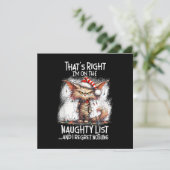 そのとおり 私は悪い子リストに入ってる そして後悔してる 招待状 (スタンド正面)