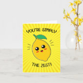 そのままあなたが最高のバレンタインデーの食事パンプン カード (黄色い花)