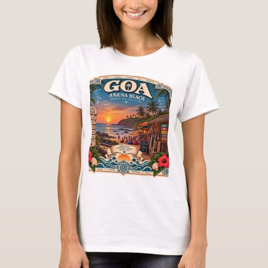 そのままのアンジュナビーチ Tシャツ (正面)