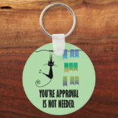 そのままの私がボタンキーチェーン キーホルダー (正面)