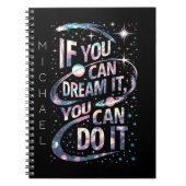 そのもしノートを夢に見るパーソナライズされた ノートブック (正面)