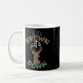 そのもし茶色そのダウン狩りエイダーハンターフモ コーヒーマグカップ (左)