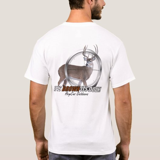 そのもし茶色は下に Tシャツ (裏面)