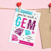 そのような宝石教室のバレンタインデーのカード 招待状