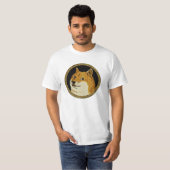 そのような総督ワウのDogecoin多くのCryptocurrencyのティー Tシャツ (正面フル)