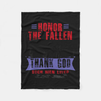 そのような落ちた人が生きた神を敬いなさい フリースブランケット