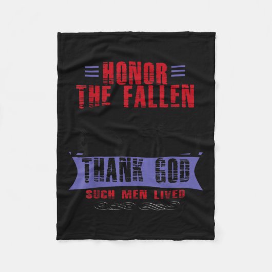 そのような落ちた人が生きた神を敬いなさい フリースブランケット (正面)