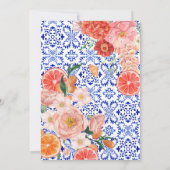 そのアモーレそのパスタブライダルシャワーゲームカード 招待状 (裏面)