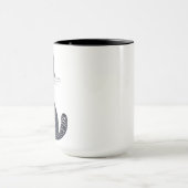 そのイラストレーションは可愛い子猫を描いている。 マグカップ (中央)