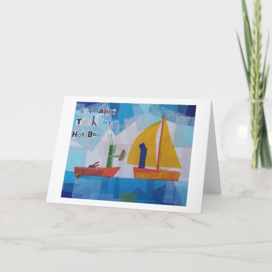 そのエイリアンは私の愛犬を連れて行った。 カード (正面)