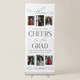 そのエレガント後、写真コラージュ卒業パーティー 伸縮バナー