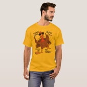 「そのキャセロール見せてよ」おもしろターキー Tシャツ (正面フル)