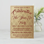 そのグリッターの新年 招待状 (スタンド正面)