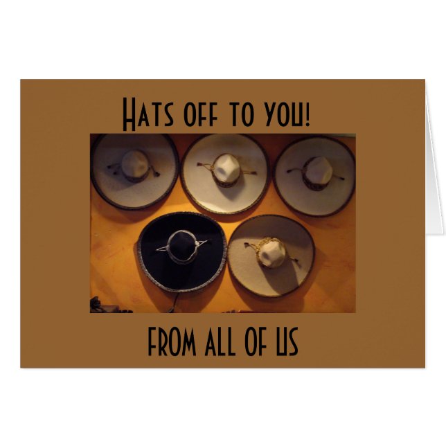 そのグループは帽子を40日に脱帽と言う (正面横)