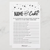 そのケーキの名前ブライダルゲームと回答 (正面/裏面)