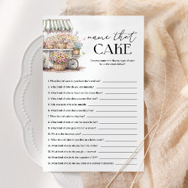 そのケーキを市場で販売するブライダルシャワーゲーム