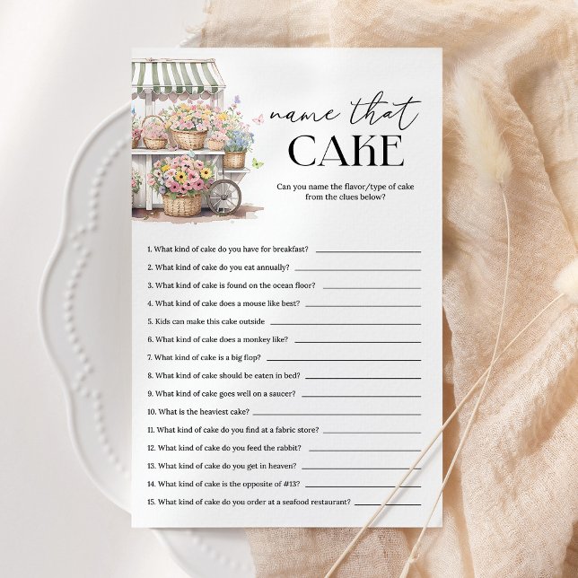 そのケーキを市場で販売するブライダルシャワーゲーム (クリエイターアップロード済み)