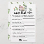 そのケーキゲームの名前と回答のパーティーゲーム (正面/裏面)