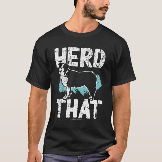 そのコリー縁どを見る Tシャツ (正面)