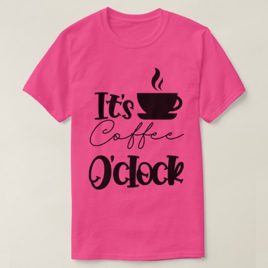 そのコーヒーオックカフェイン愛好家 Tシャツ (デザイン正面)