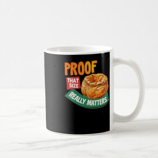 そのサイズ本当にSの証明 – Yorkshireプディングスティック コーヒーマグカップ (右)