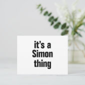 そのサイモンの物 ポストカード (スタンド正面)