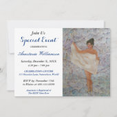 そのシャワー時間パーティーイベント招待状 招待状 (正面)