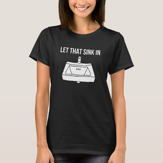 そのシンクを引用文する Tシャツ (正面)