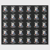 そのシートはファンのフレーズをヒットしおもしろいたプンダークBG ラッピングペーパー (フラット)