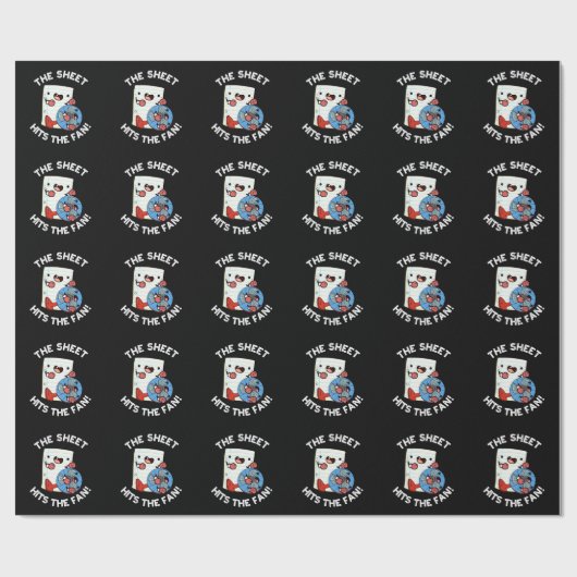 そのシートはファンのフレーズをヒットしおもしろいたプンダークBG ラッピングペーパー (フラット)