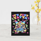 そのジャストヤッタ漫画ダディスワールドガールズ誕生日C カード (黄色い花)