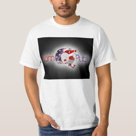 そのジョンQ. PublicのロゴのTシャツを今日身に着けて下さい! Tシャツ (正面)