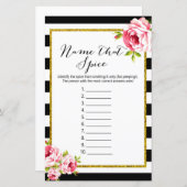 そのスパイスの名前 – ブライダルシャワーゲーム (正面/裏面)