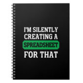 そのスプレッドシートを黙って作成 ノートブック (正面)