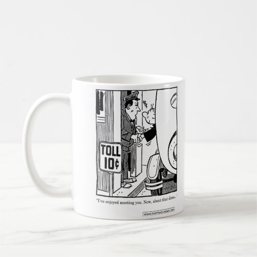 そのダイムについての兄弟の杜松-今、… コーヒーマグカップ (左)