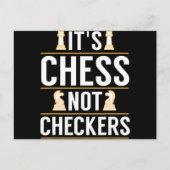 そのチェスクールはプレーチェッカーヤーのギフトギフトではない 案内ポストカード (正面)