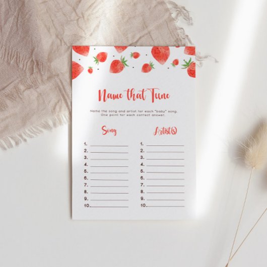 そのチューンゲームの名前、ベリー甘い赤ちゃんシャワーゲーム 招待状