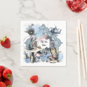 そのティータイムダストブルーアリスワンダーランド スタンダードカクテルナプキン (インサイチュ)