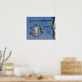 そのテーマを表す錬鉄製の看板 ポスター (キッチン)