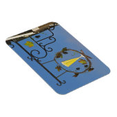 そのテーマを表す錬鉄製の看板 マグネット (右側)