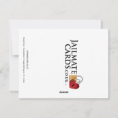 そのドアの後ろ – JAILMATECARDS.CO.UK - CHRISTMAS シーズンカード (裏面)