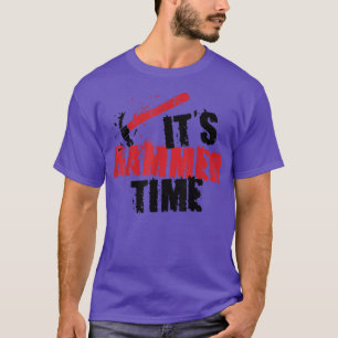 そのハンマーの時間大工ギフト父の日 Tシャツ