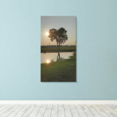 そのハート キャンバスプリント (インサイチュ (ウッドフロア))