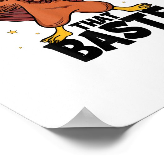 そのバストに関して感謝のトルコをダビング ポスター (角)